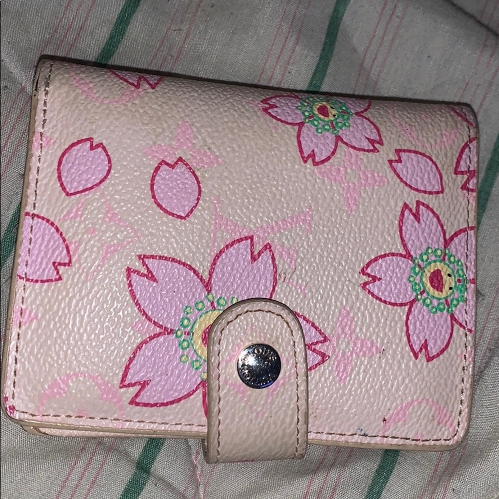 Louis Vuitton wallet limited blossom takashi vtg🌸